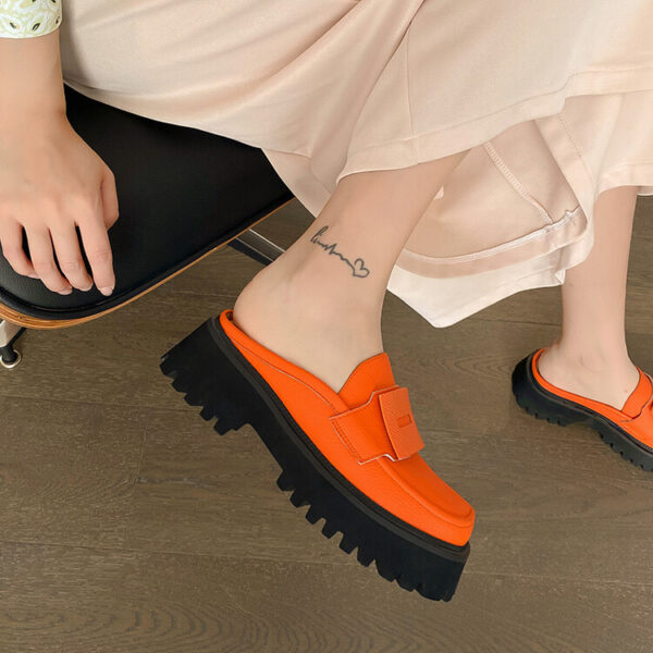 'Mel' Platform Slippers - Image 5