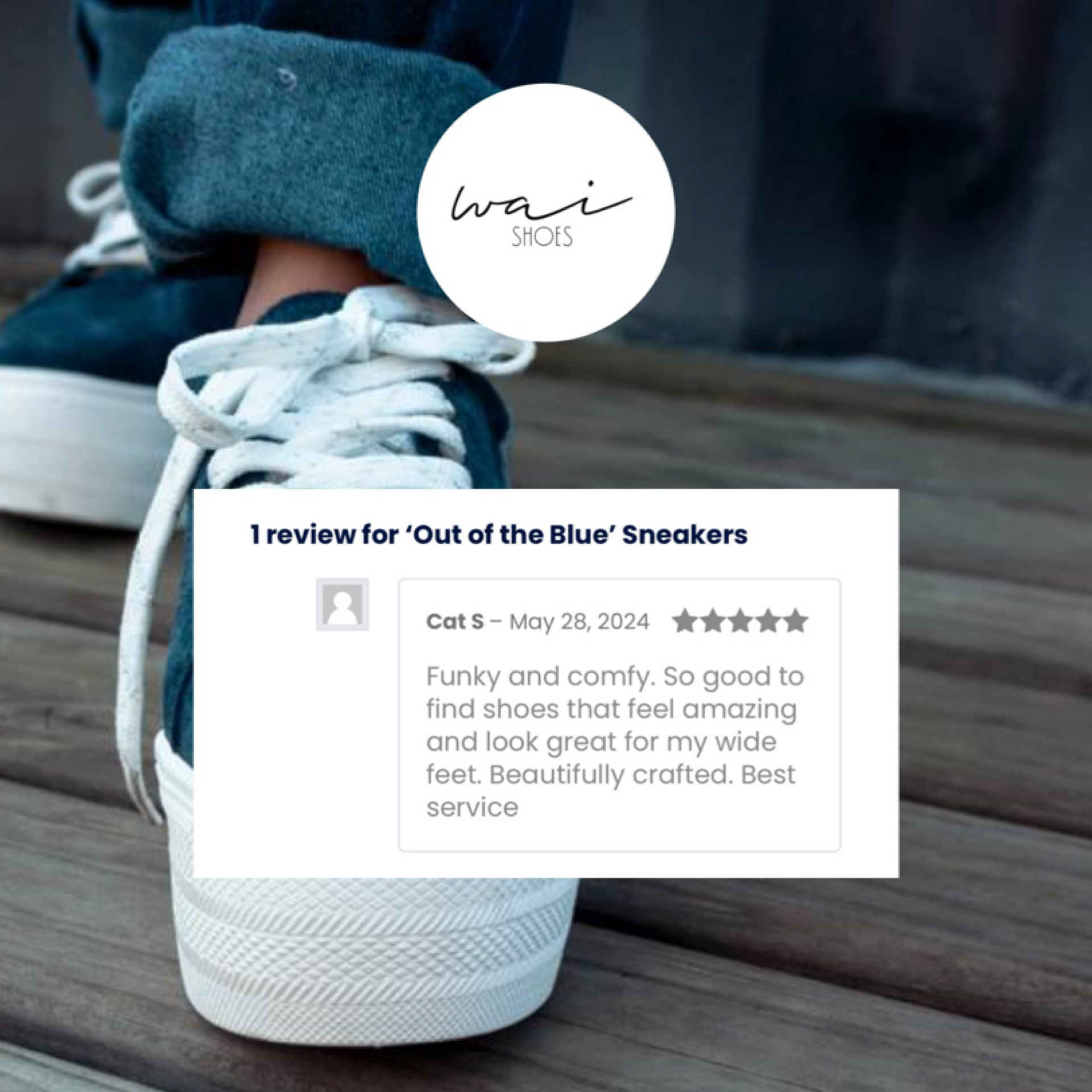 Blue Platoform sneakers