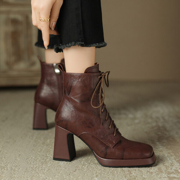 Revolve' Lace up Boots - Image 5
