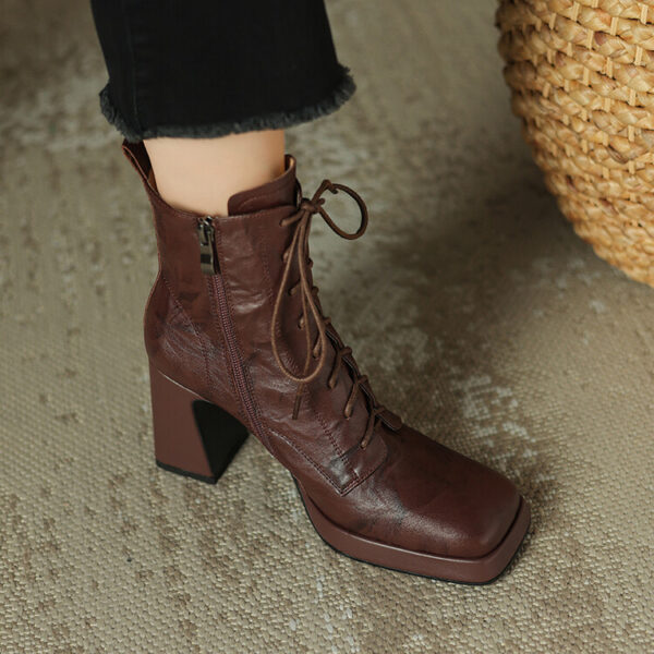 Revolve' Lace up Boots - Image 6
