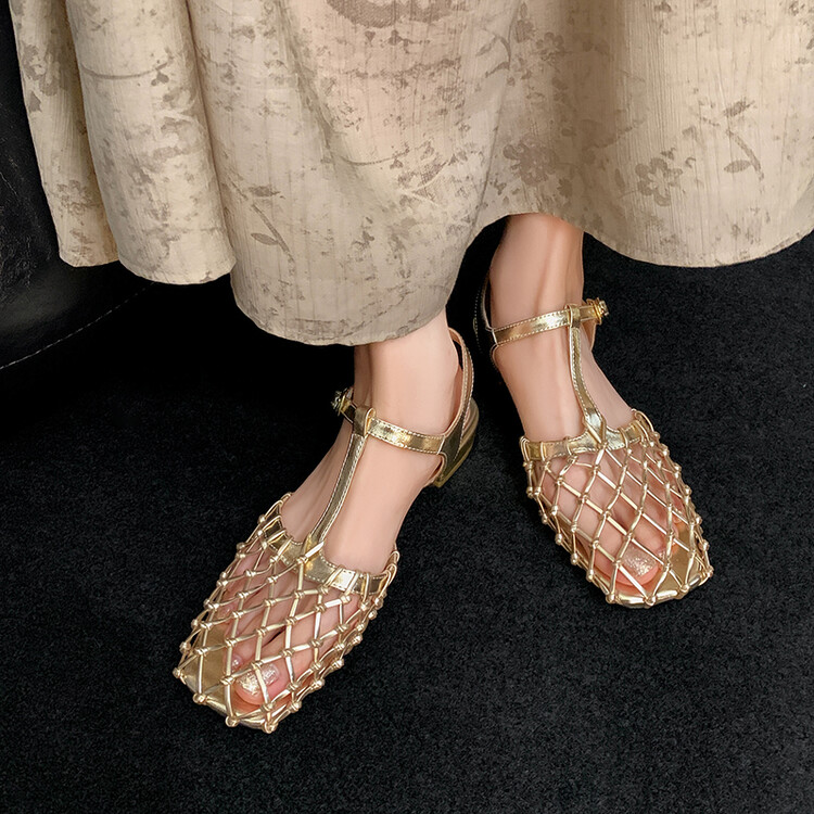 Gold Sandals
