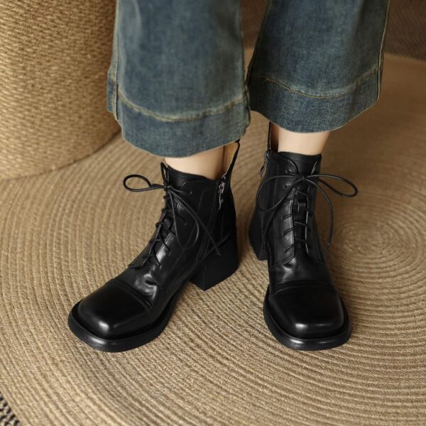 'Vic' Lace-up Boots - Image 3