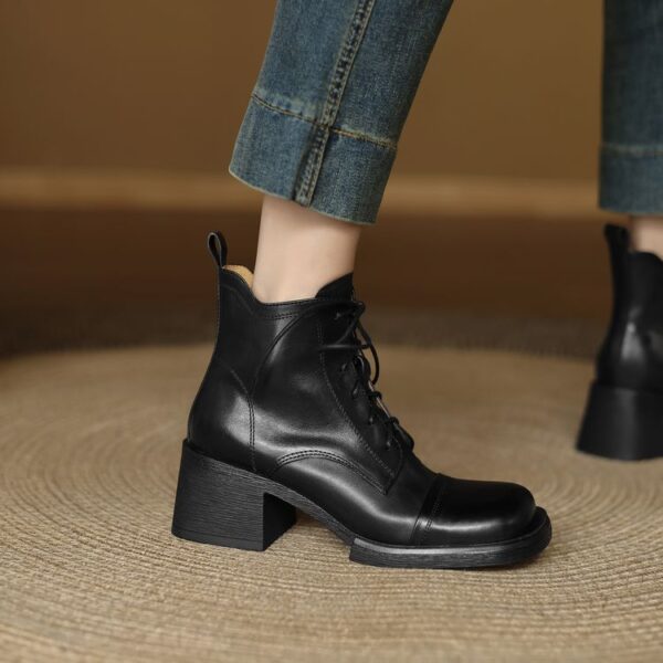 'Vic' Lace-up Boots - Image 5