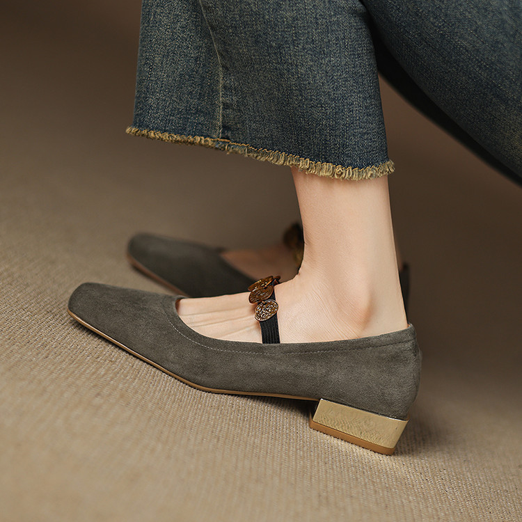 Suede Flats