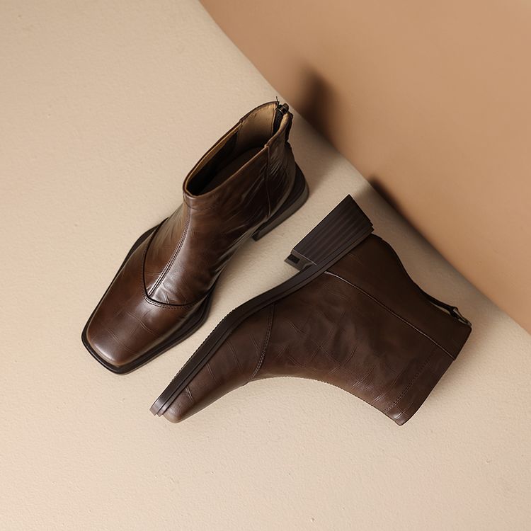 Brown Ankle Boots