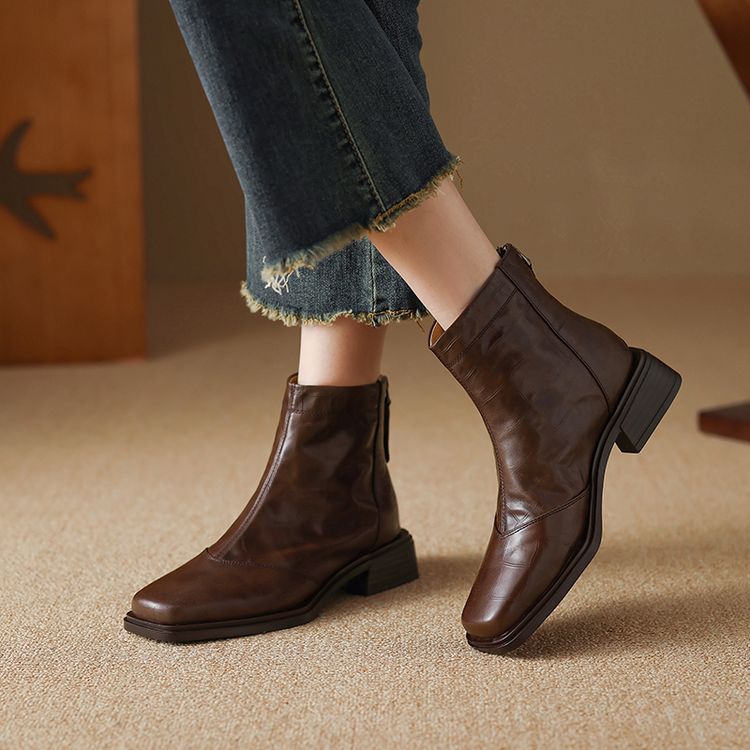 Brown Ankle Boots