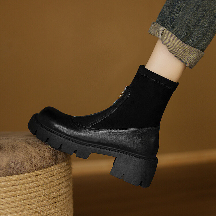 Black Chunky Boots