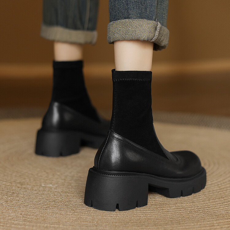 Black Chunky Boots