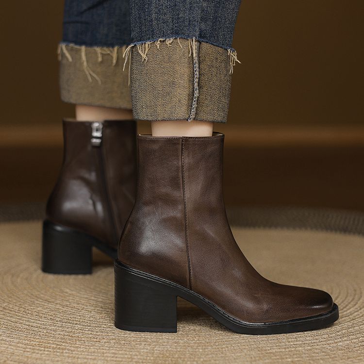 Brown Ankle Boots