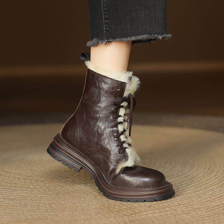 Wool ankle Boots