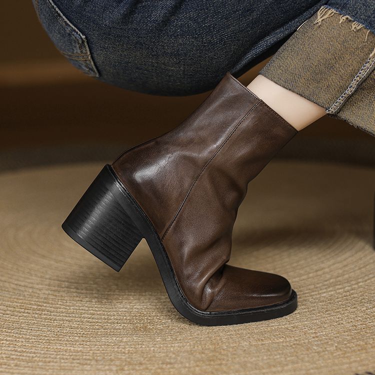 Brown Ankle Boots