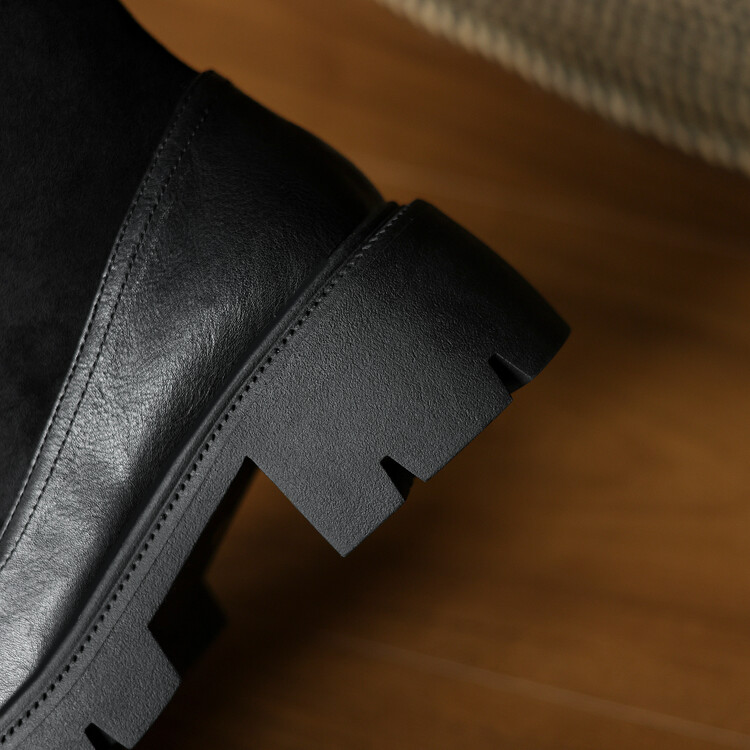 Black Chunky Boots