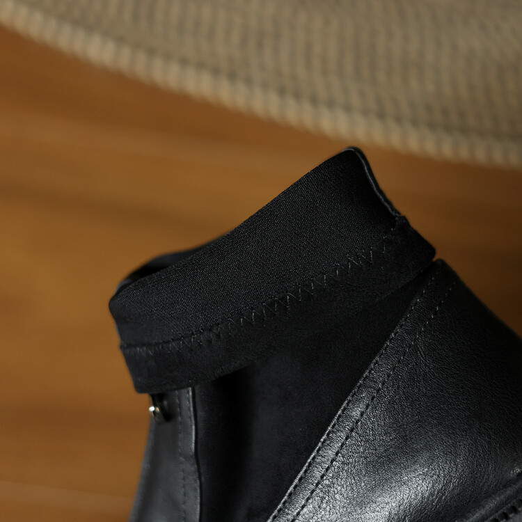 Black Chunky Boots