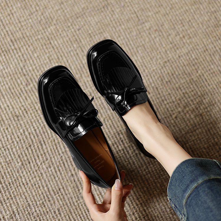Black Patent Loafers