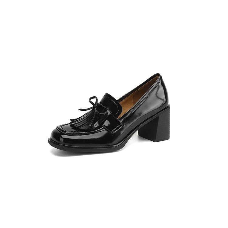 Black Patent Loafers
