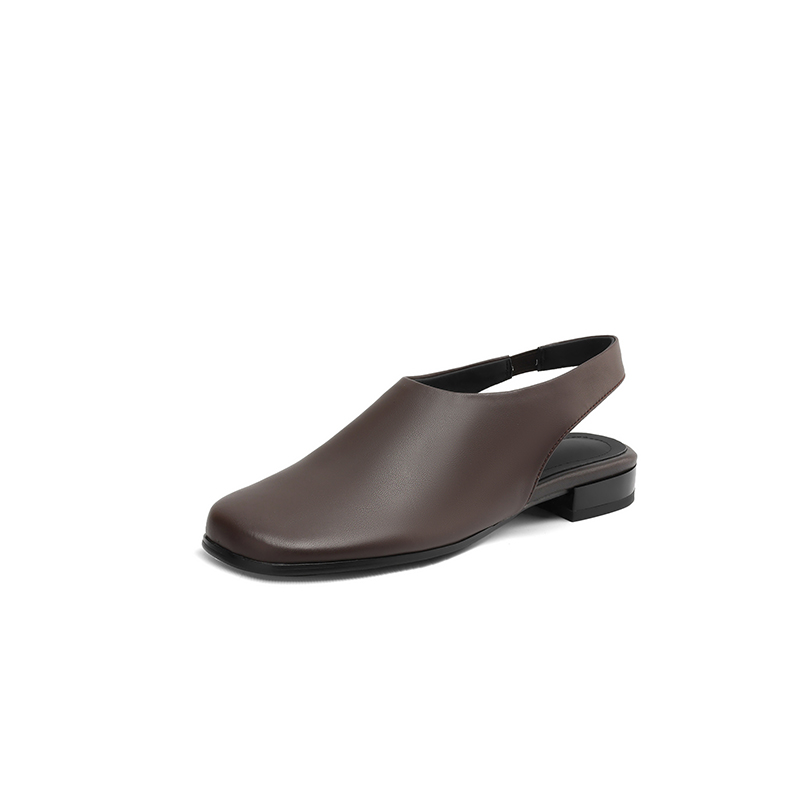 Slingback Brown Sandals