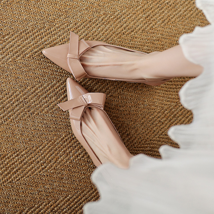 Nude Slingback Flats