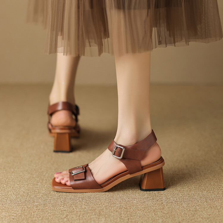 Mid-heel Sandals
