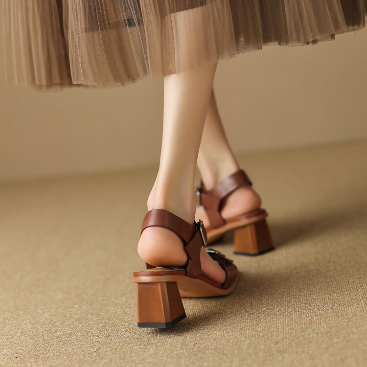 Mid-heel Sandals