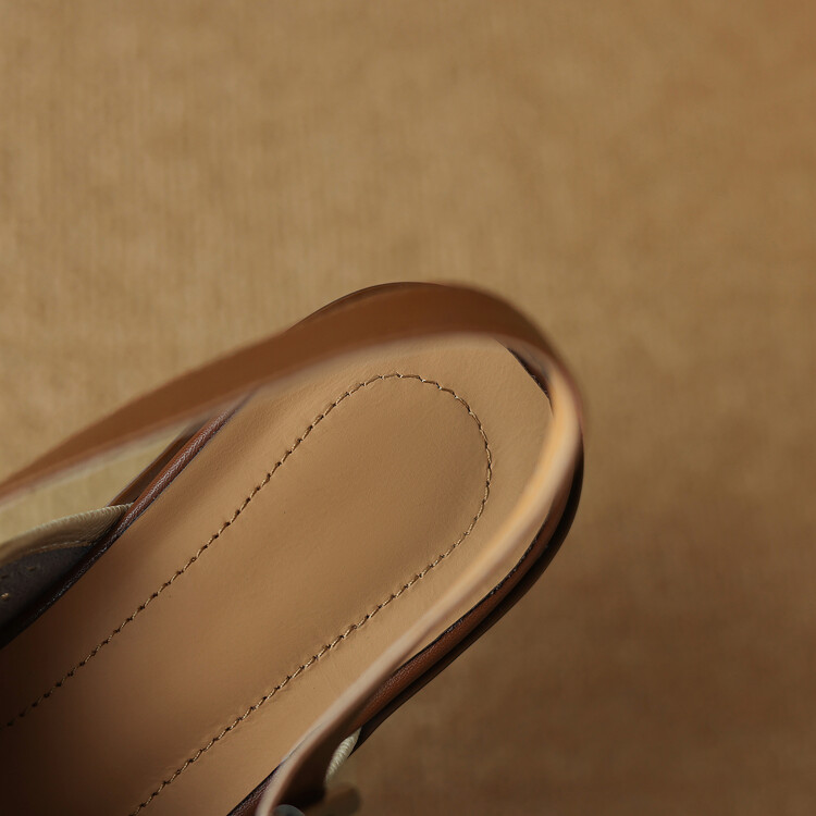 Cream Slingback Shoes