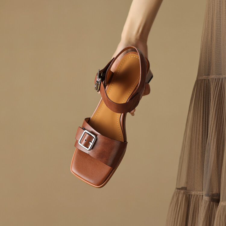 Mid-heel Sandals