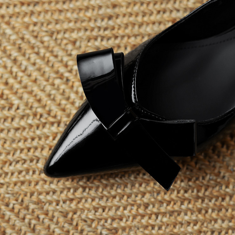 Black Slingback Flats