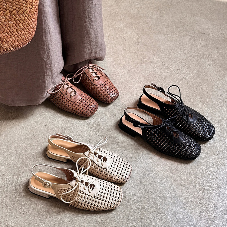 Woven Leather Sandals
