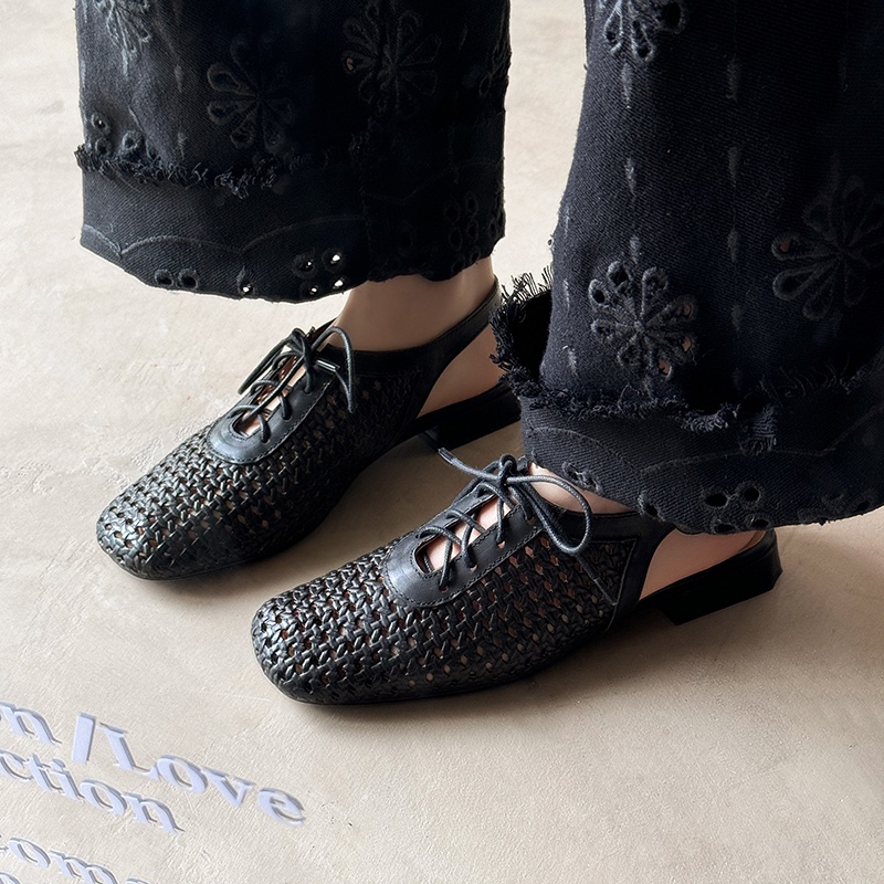 Woven Leather Sandals