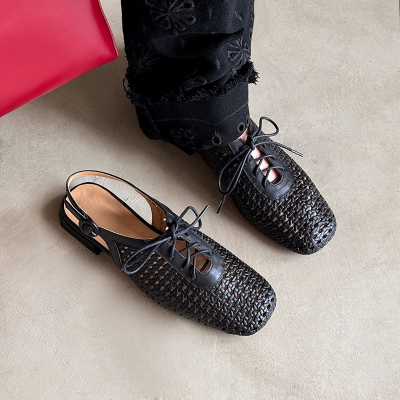 Woven Leather Sandals