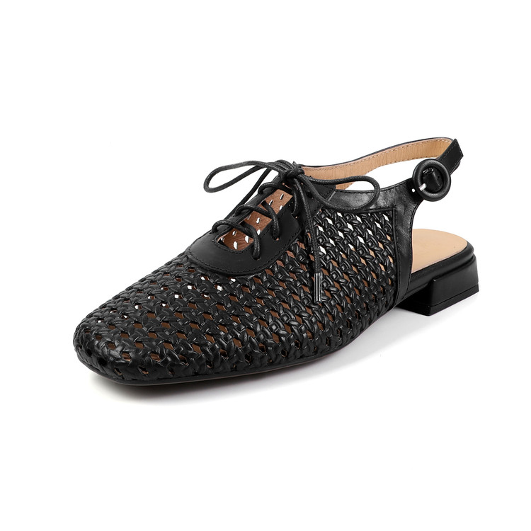 Woven Leather Sandals