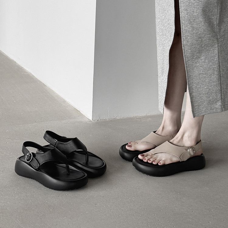 Nude Platform Sandals