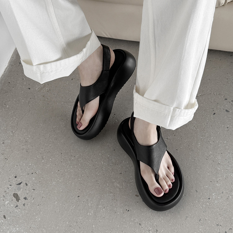 Black Platform Sandals