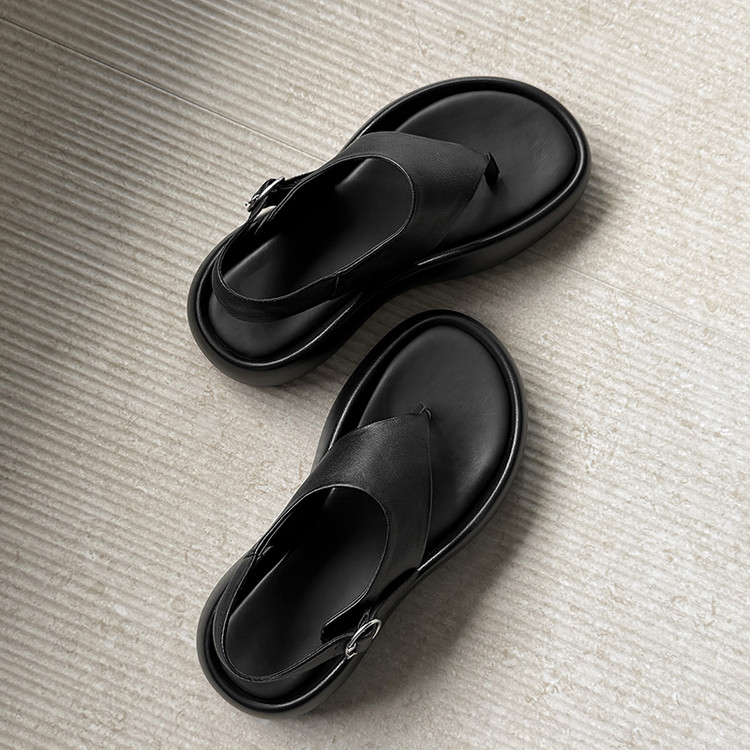 Black Platform Sandals