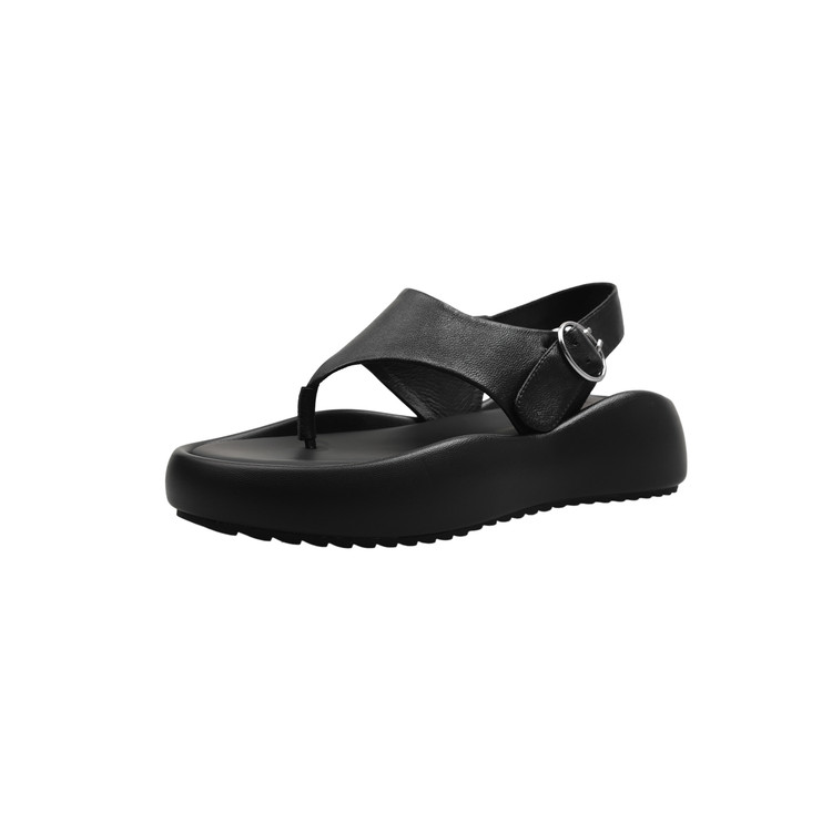 Black Platform Sandals