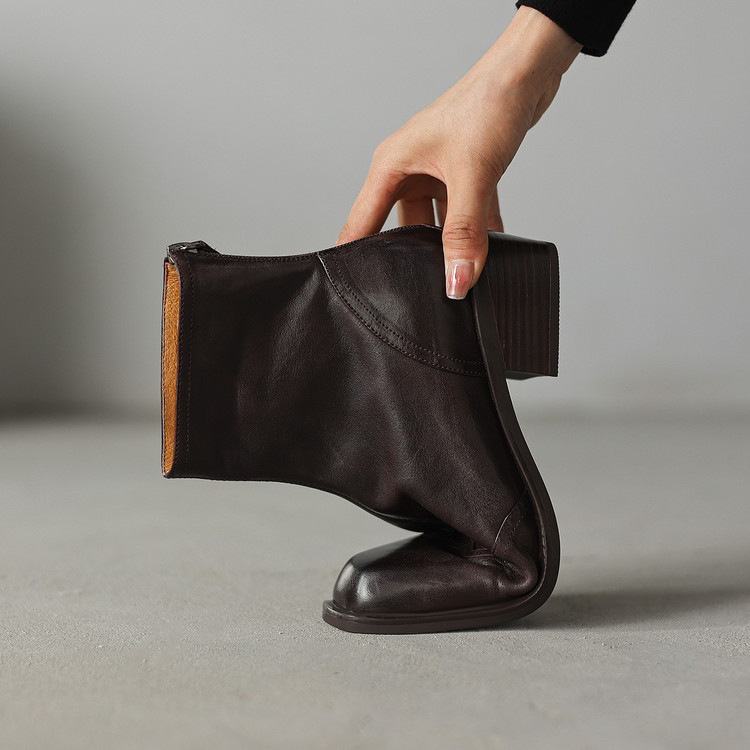 Brown Ankle Boots