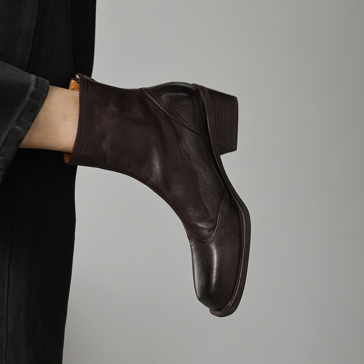 Brown Ankle Boots