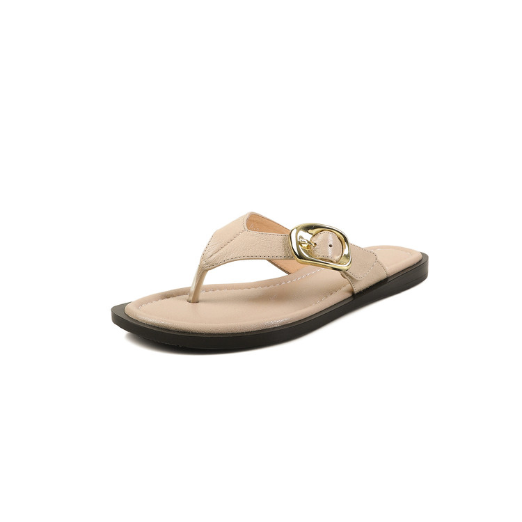 Beige Slippers Sandals