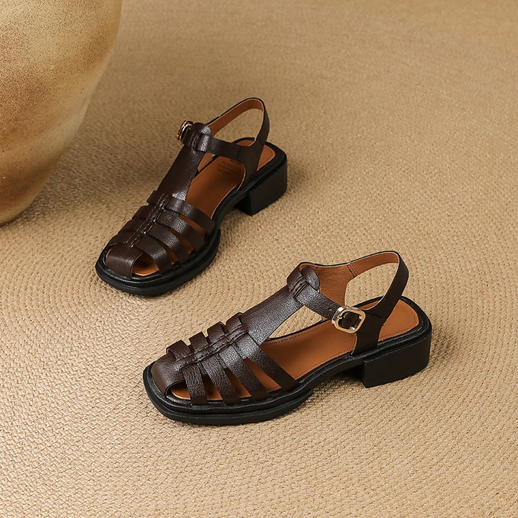 Fisherman Brown Sandals