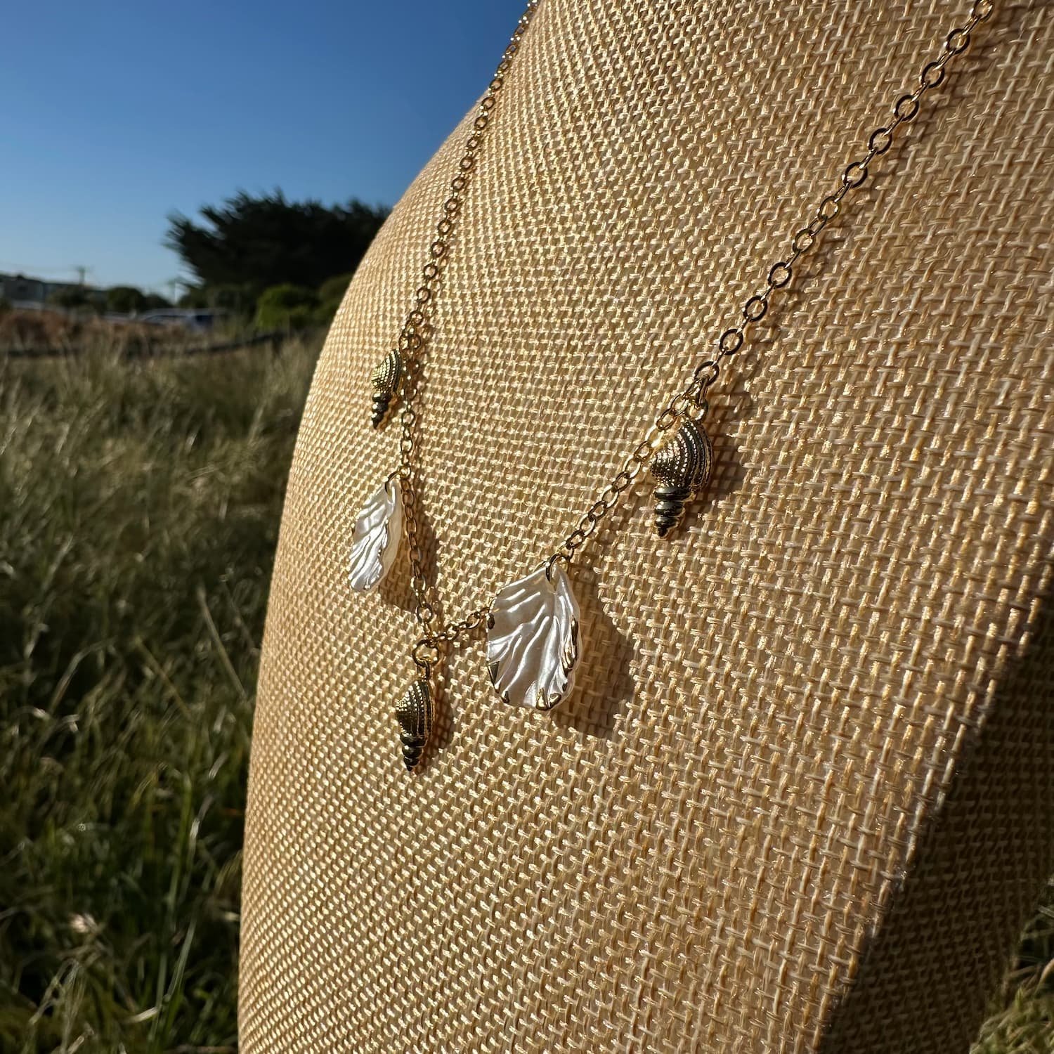 Coral Chain Necklace