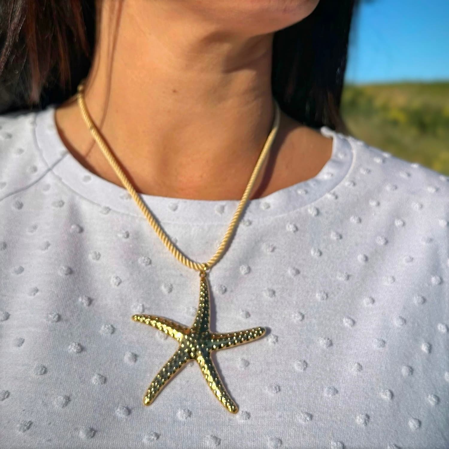 Starfish Rope Necklace