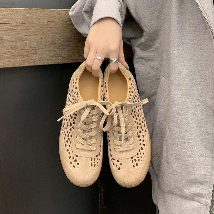 Sand Animal Print Sneakers