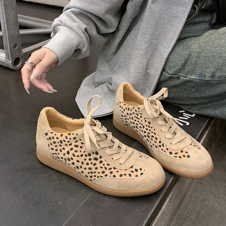 Sand Animal Print Sneakers