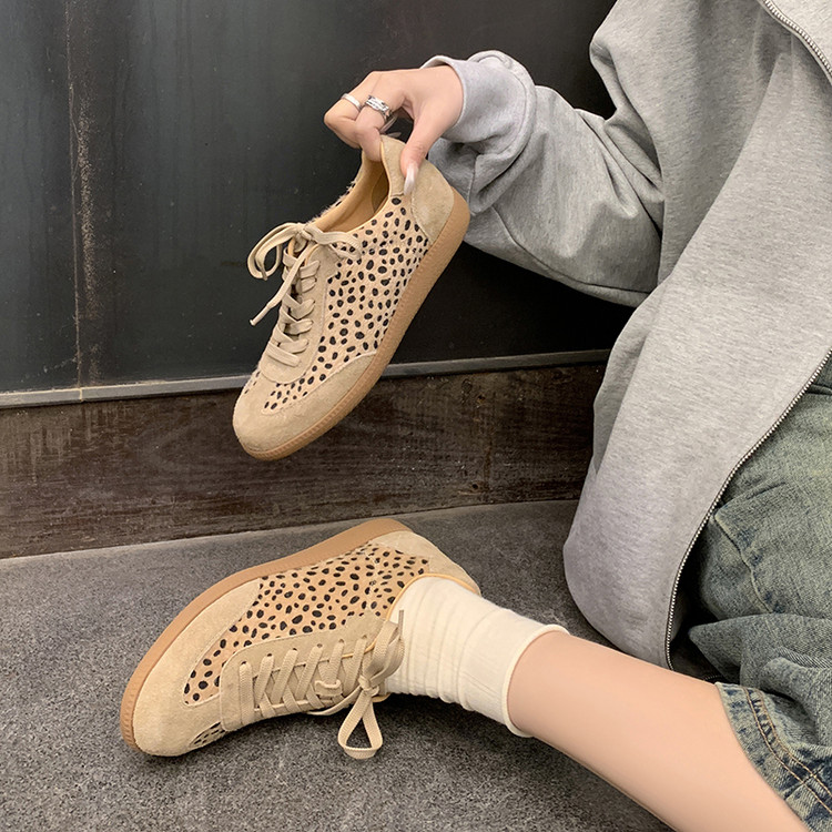 Sand Animal Print Sneakers