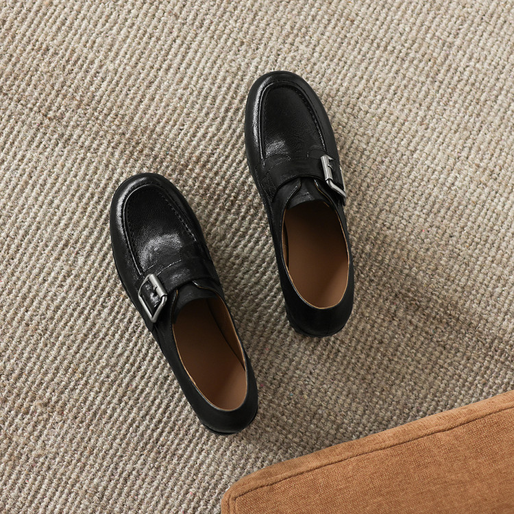 Black Buckle loafer