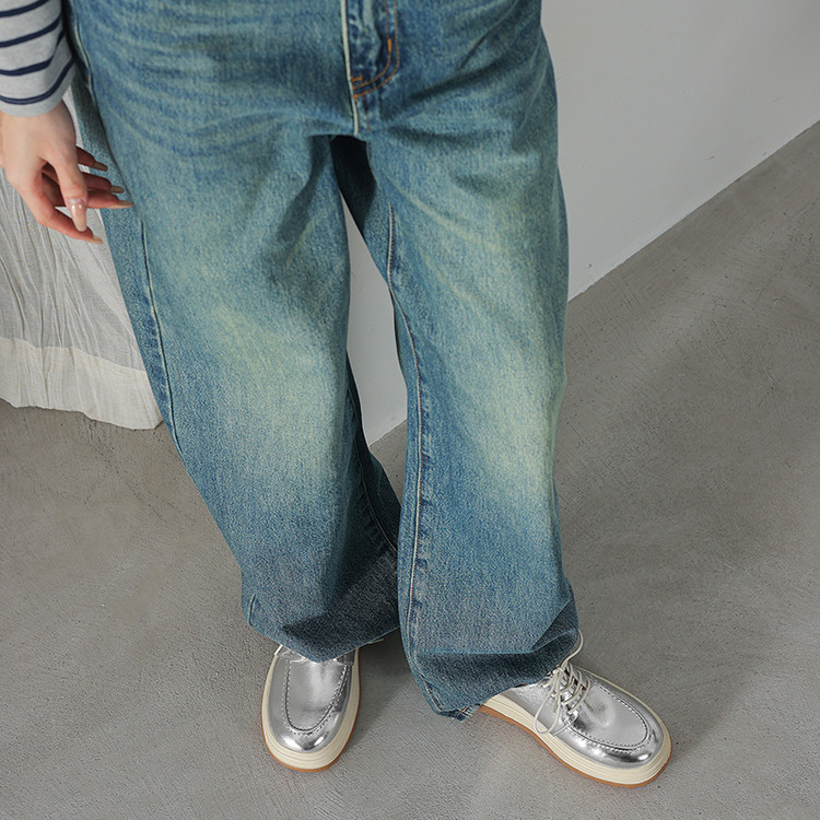 Silver Platform Lace-up