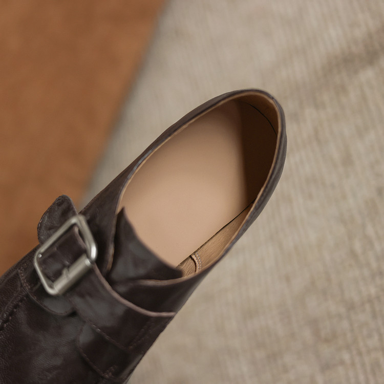 Dark brown Buckle loafer
