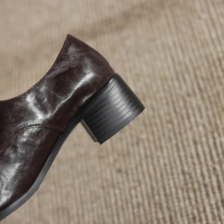 Dark brown Buckle loafer