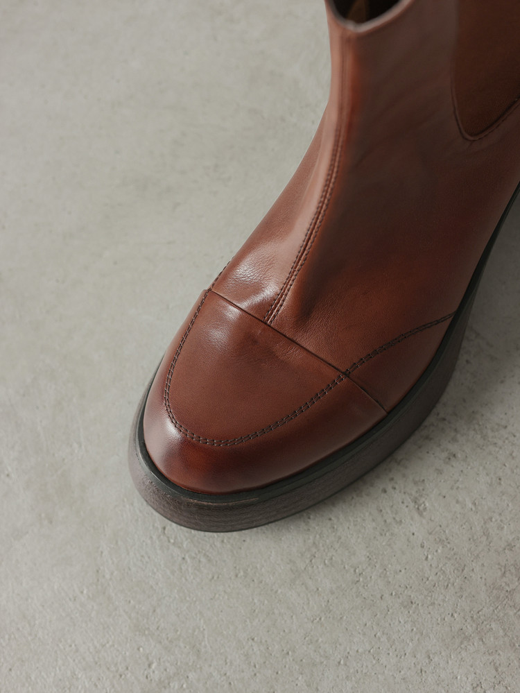 Brown Platform Boots