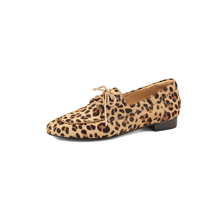 Pony Hair Leopard Loafers