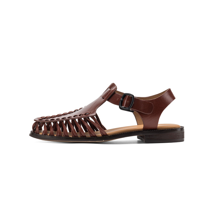 Chocolate Woven Sandals